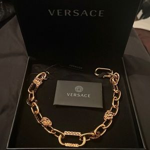 Versace Gold Medusa Chain Necklace